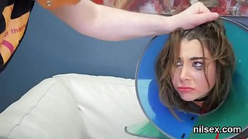 Wacky chick was taken in ass hole nuthouse for harsh therapy