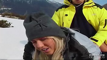 Sharon Bright Fucks on the Snow