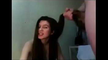 sexy teen hairjob and cum in hair long hair hair 1