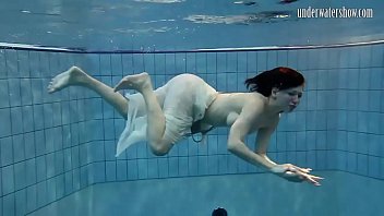 Special Czech teen hairy pussy in the pool