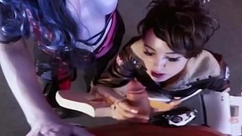 Overwatch Widowmaker Tracer blowjob