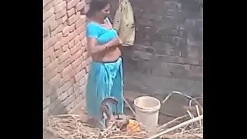 Mature Lady Bathing