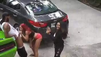 Ghetto hoes sucking cock