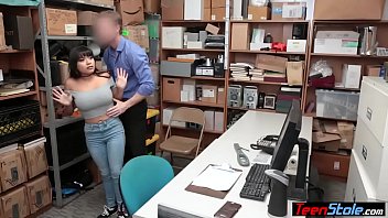 Big titted latina teen thief punish banged