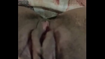 Fingering wet and juicy Asian pussy