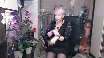 Slave mommy AimeeParadise&period; START-STOP show from an experienced Master&period; Submission is the main virtue of a Woman&excl; Hands behind your back&comma; bitch&excl; Get on your knees&comma; slut &excl;