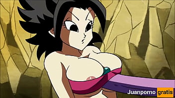 Juegan con las tetas de Caulifla