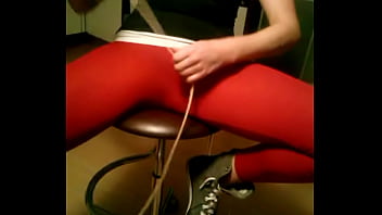 red leggings