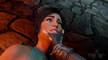 Lara Croft in a hot anal sex scene