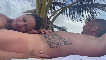 Blowjob on the beach