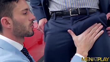 Suited Hunks Ass Fuck After Dick Sucking