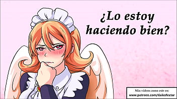 Masturbaci&oacute;n hentai en espa&ntilde;ol con la tabernera de Interspecies Reviewers