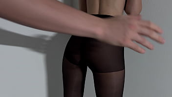 Hot fuck and sexy Cumshot in pantyhose