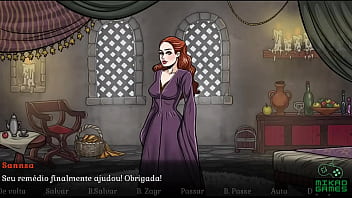 Jogo parodia de Game of Thrones ep 9 Ajudai Sansa a Descansar com minha Poha