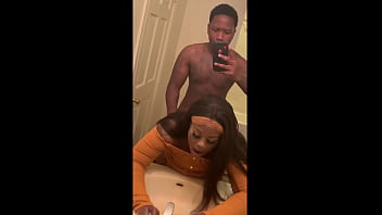 Ebony Fucks BBC In RestRoom