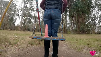 Playing in a very wet swing&excl;