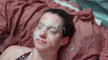 Amateur homemade bukkake facial