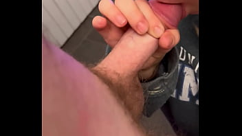 Kitchen blowjob pov