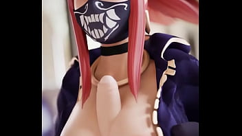 KDA Akali titfuck hentai short video