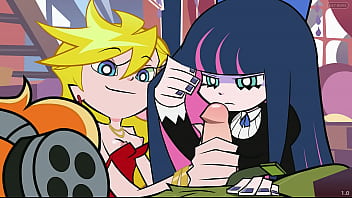 Panty and Stocking Sex Porn Hentai Animation Blowjob Cumming