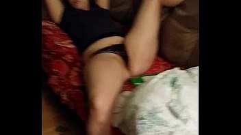 Teen wife shows off ass pussy and feet