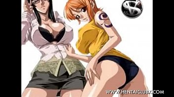 ecchi  hentai nami  robin sexy and hot