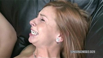 Redhead slut Scarlett Pain is getting her twat pounded