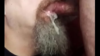 Gay cum on tongue